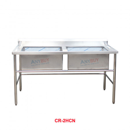 Chậu Rửa Đôi Inox Công Nghiệp CR-2HCN
