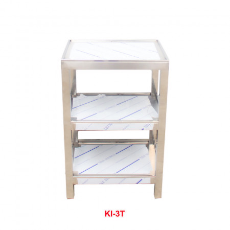 Kệ Inox 3 tầng KI-3T để Máy đun nước 60 lít