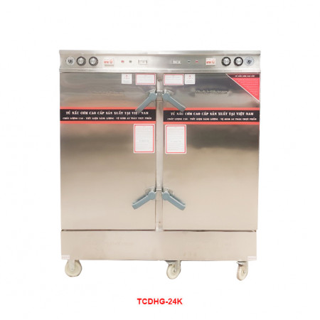 Tủ nấu cơm điện aptomat 24 khay