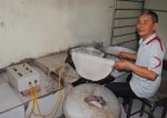 Nồi tráng bánh cuốn tự chế