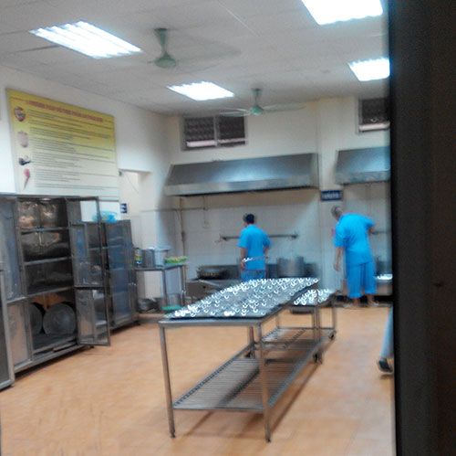 Khu vực phía trong nhà bếp
