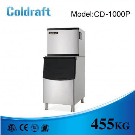 Máy làm đá viên Coldraft  CD-1000P sản lượng 455Kg/24h