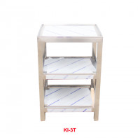 Kệ Inox 3 tầng KI-3T để Máy đun nước 60 lít Kệ Inox 3 tầng KI-3T để Máy đun nước 60 lít