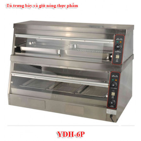 Tủ trưng bày và giữ nóng thực phẩm YDH-6P