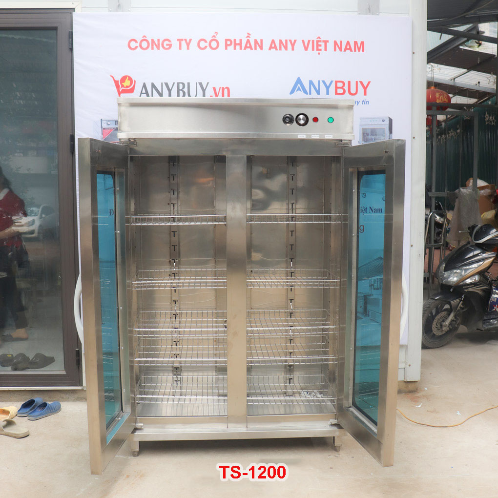 Thông số kỹ thuật của Tủ Sấy Bát 2 cánh kính, mã sản phẩm TS-1200