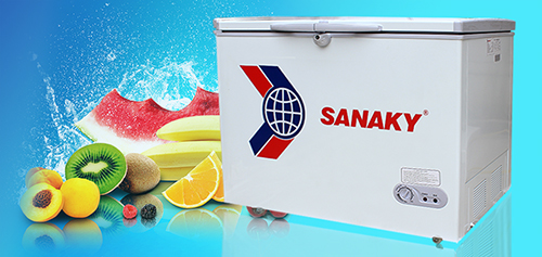 Tủ đông Sanaky giúp thực phẩm luôn tươi ngon