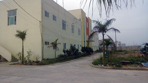 Lối vào khu nhà bếp và nhà ăn cho công nhân