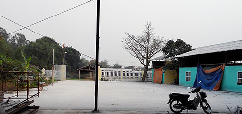 Sân tập kết hàng hóa và vật liệu