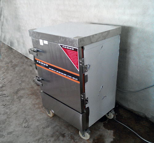 Tủ nấu cơm điện 6 khay cung cấp cho quân đoàn 2