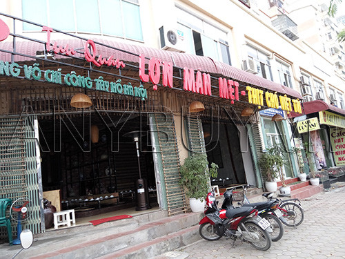 Mặt trước Tửu Quán ngày 08-01-2016