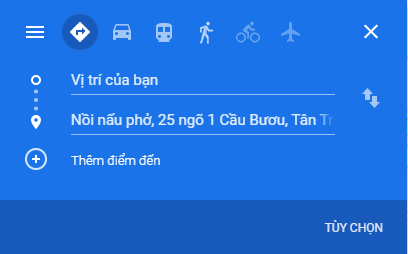 Nồi nấu phở ANY Việt Nam trên Google Map