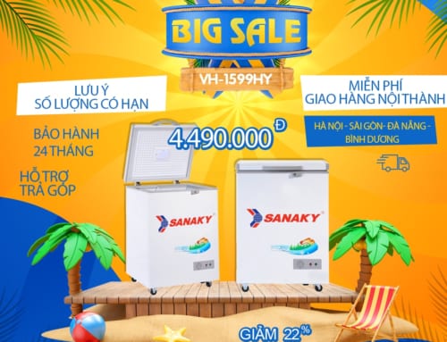 Tủ đông Sanaky 100l – Big sale – giảm giá 22%