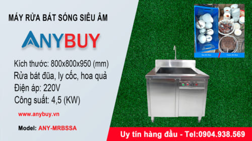 Máy rửa bát sóng siêu âm công nghệ mới