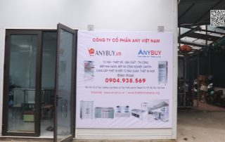 Showroom trưng bày sản phẩm thiết bị lạnh công nghiệp Công ty cổ phần ANY Việt Nam