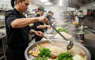 Chi tiết cách ninh hầm xương và pha chế nước dùng cho phở bò và phở gà