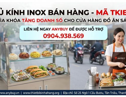 🌟 TỦ KÍNH INOX BÁN HÀNG (MÃ: TKIBH) – GIẢI PHÁP HOÀN HẢO CHO GIAN BẾP HIỆN ĐẠI 🌟