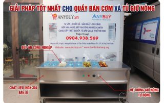 QUẦY GIỮ NÓNG THỨC ĂN INOX – GIỮ TRỌN HƯƠNG VỊ BỮA ĂN TẬP THỂ