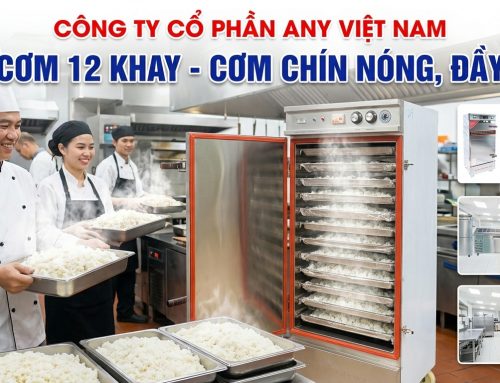 Tủ Cơm 12 Khay – Cơm Chín Nóng, Đầy Ắp